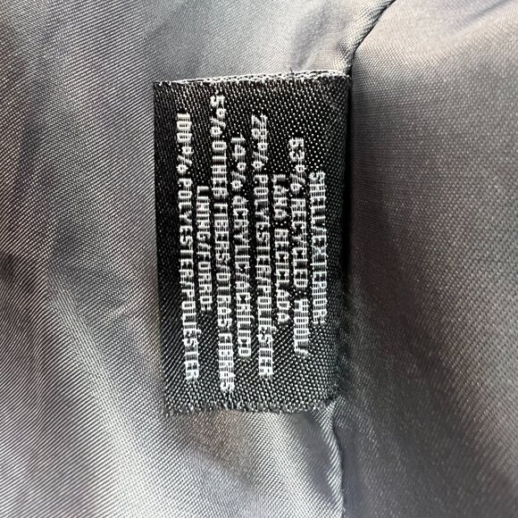 Vintage Covington Womens Coat Donegal Tweed Wool Blend Belted Outerwear Tan Sz L - Picture 15 of 16